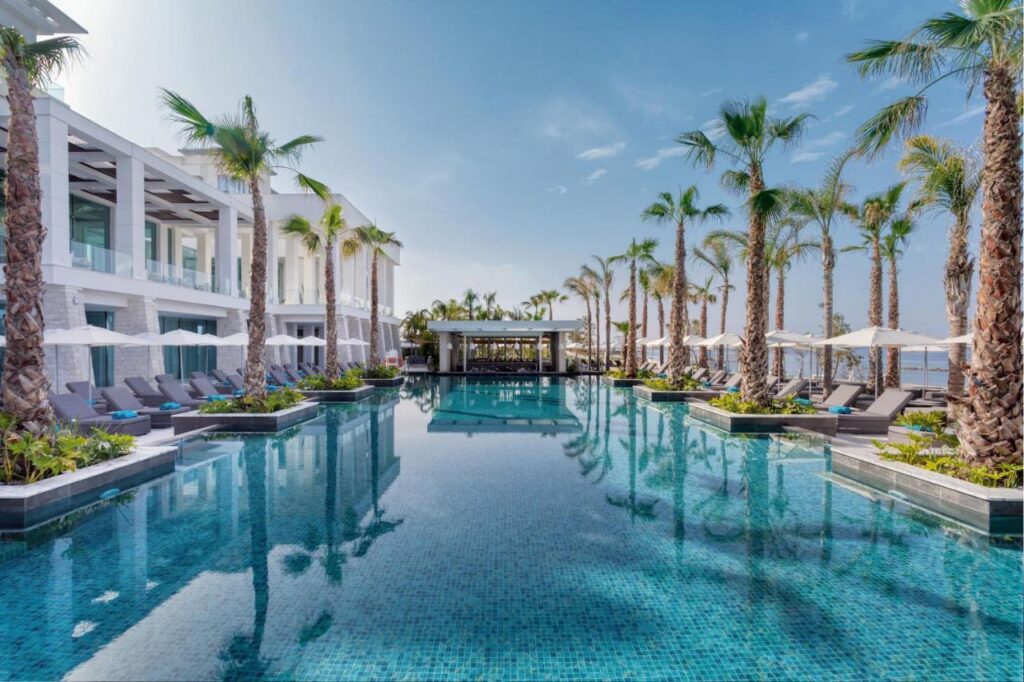 Het amavi madefortwo hotel op cyprus