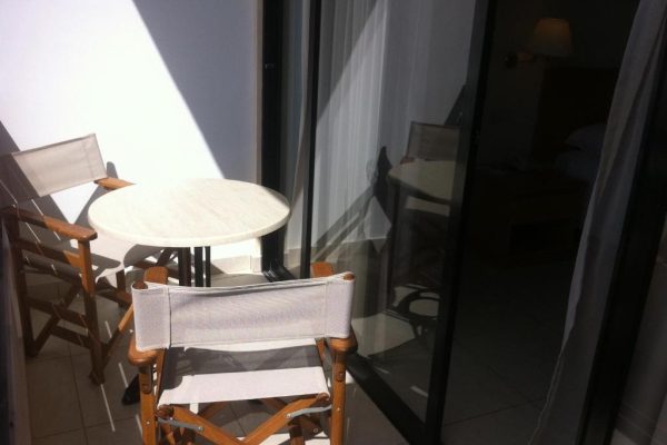 Balkon van Avanti hotel