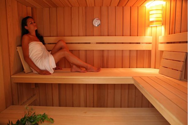 Sauna bij St George Beach Hotel & Spa